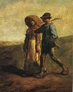 Jean Francois Millet Going to work painting